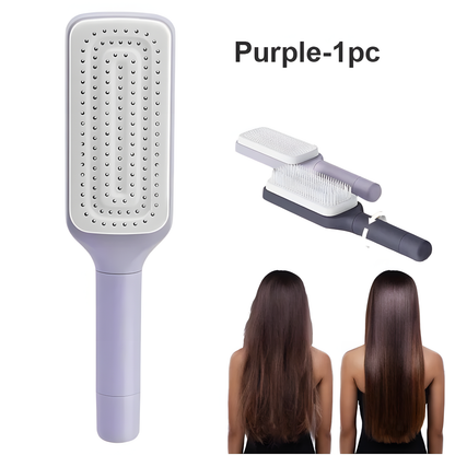 Self-Cleaning Hairbrush