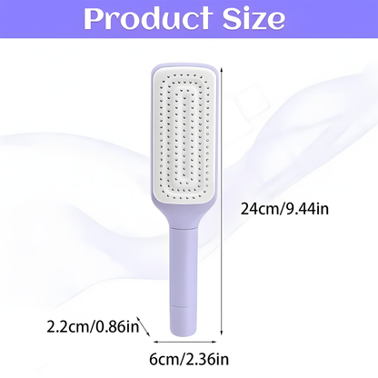 Self-Cleaning Hairbrush