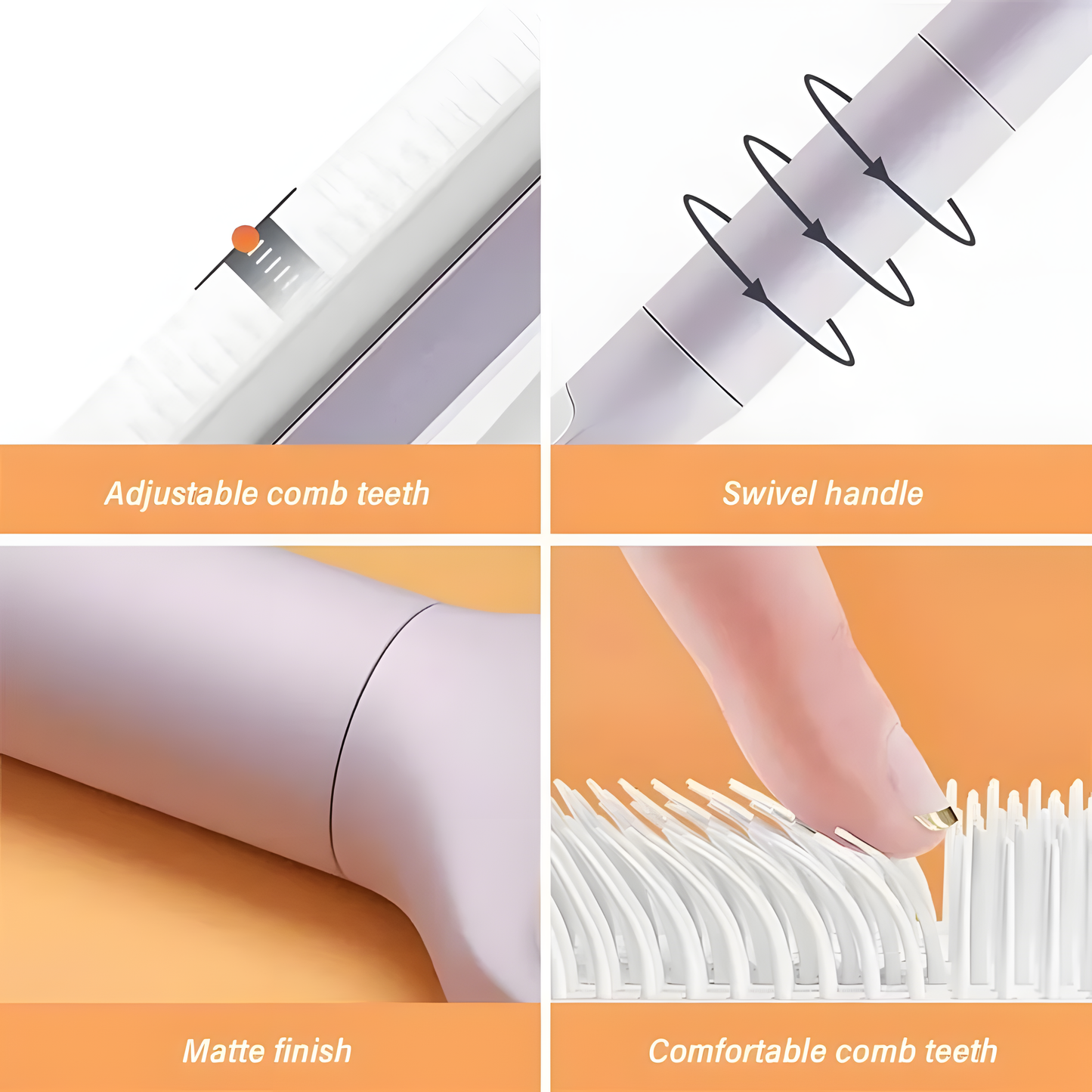 Self-Cleaning Hairbrush