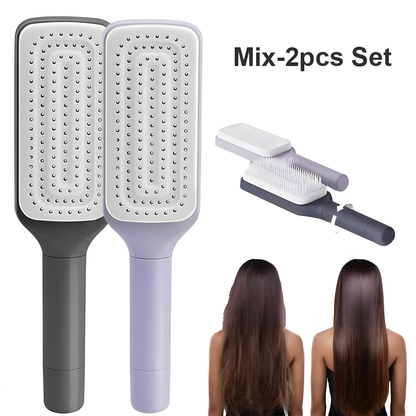Self-Cleaning Hairbrush