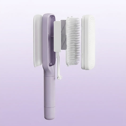 Self-Cleaning Hairbrush